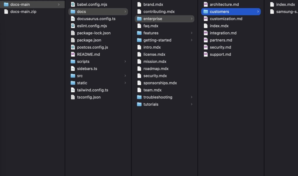 ファイルの一部